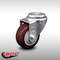 Service Caster 3 Inch SS Maroon Polyurethane Wheel Swivel Bolt Hole Caster SCC-SSBH20S314-PPUB-MRN - alternate 1